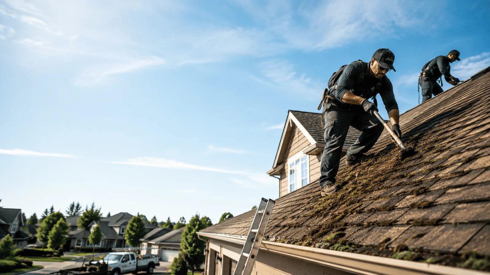 Roof Moss Removal in Brookline, MA near me
